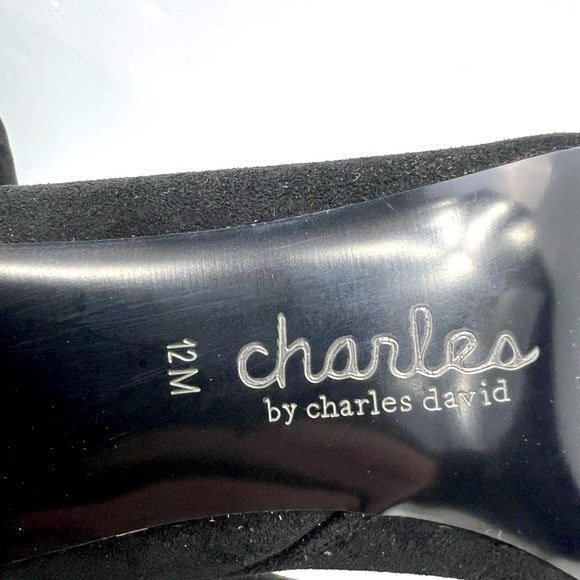 CHARLES BY CHARLES DAVID, TALL CHIC BOOTS, BLACK “TEXTILE”, SIZE 12M - Picture 9 of 12